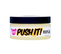 The Doux Push It! Braid & Edge Gel 8.0 Fl Oz Pack of 1, Gold