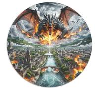 The Dragon 1000 Piece Jigsaw Puzzle For Adults Family Challenge Toys Stress Relief Puzzle Exercise The Memory of The Brain for Family Decorations 1000pcs (67.5x67.5cm)