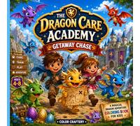 The Dragon Care Academy: Getaway Chase: A Magical Dragon Adventure Coloring Book for Kids Ages 4-8