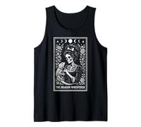 The Dragon Whisperer Barbudo Dragon Lizard Tarot Card Witchy Camiseta sin Mangas