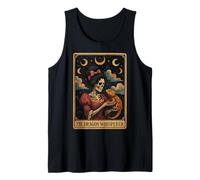 The Dragon Whisperer Barbudo Dragon Lizard Tarot Card Witchy Camiseta sin Mangas