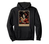 The Dragon Whisperer Barbudo Dragon Lizard Tarot Card Witchy Sudadera con Capucha