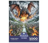 The Dragón1000 Piece Jigsaw Puzzles for Adults and Kids EduGatoional Games Challenging for Home Decoration Great Gift Idea38x26cm/1000pcs