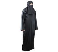 The Dragons Den Disfraz tradicional de burka para adultos, disfraz árabe árabe musulmán Chadri Burka, hiyab [XXL]