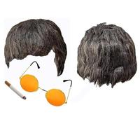 The Dragons Den Juego de peluca para adultos de Manchester Britpop Brothers Liam Rock Band Reunion