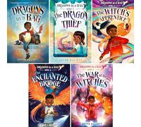 The Dragons in a Bag Series. 5 Books Collection Set. Dragons in a Bag, The Dragon Thief, The War of the Witches, The Enchanted Bridge, The Witch's Apprentice by Zetta Elliott