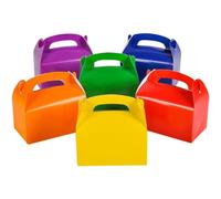 The Dreidel Company Cajas de regalo a dos aguas, cajas de recuerdos de fiesta para cumpleaños de niños, cajas de caramelos, regalos de fiesta, eventos de boda, baby shower, caja de 6.25 x 3.5 x 3.5