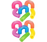 The Dreidel Company Plastic Coil Spring Variedad sper larga Variedad de colores Flesters de bolsas de regalos Favor para nios 4 """" (paquete de 12)