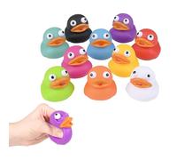 The Dreidel Company Rubber Duck Eye Poppers se aprieta a los patos de surtido de juguetes para nios Regalos de cumpleaos de baby baby duchas de ver