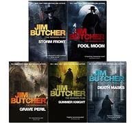 The Dresden Files Serie 1: Colección de 5 libros (Frente de tormenta, Luna tonta, Peligro grave, Caballero de verano, Máscaras de la muerte)