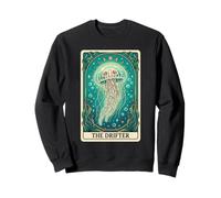 The Drifter Tarot Card Skeleton Medusa Goth Ocult Witchy Sudadera