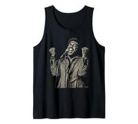 The Drifters Cantante Ben E King Soul R&B por Dick Barnatt Camiseta sin Mangas