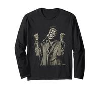 The Drifters Cantante Ben E King Soul R&B por Dick Barnatt Manga Larga