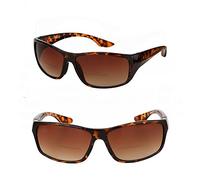 The Driver - 2 pares de gafas de sol bifocales con lentes de conducción de alta definición para hombres y mujeres turquesa Tortuga/Tortuga 1.00