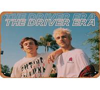 The Driver Era - Letrero de metal retro con impresión fotográfica, 30,5 x 20,3 cm, decoración de pared para el hogar, bar, hombre, cueva
