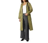 The Drop Abrigo para Mujer, Utilitario Convertible, Verde Oliva Martini, por @takkunda, M