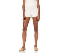 The Drop Adrienne Pantalón Corto de Punto sin Cierre para Mujer, Blanco Whisper, M