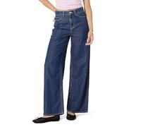 The Drop Alba Wide-Leg Relaxed Denim Pantalones, Índigo Oscuro, 42