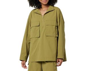 The Drop Anabel Relaxed Nylon Jacket Chaqueta, Olive Oil, 4XL Grande