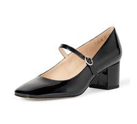 The Drop Aoki Heeled Mary Jane Tacones de Plataforma, Negro, 38.5 EU
