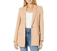 The Drop Blake Blazer Largo para Mujer, Café con Leche, XXS