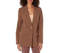 The Drop Blake Blazer Largo para Mujer, Grano de café, 3XL Grande