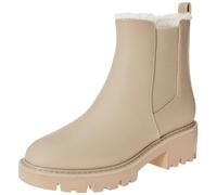 The Drop Botas Campbell para Mujer, Chelsea de Felpa Sherpa, Pardo, 37,5 EU