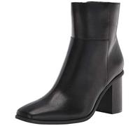 The Drop Botín para Mujer, Ibita, con Cremallera Lateral y Tacón Alto, Negro, 39