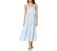 The Drop Britt Tiered Maxi Tent Dress para Mujer, Rayas Azul Marino, XS