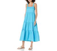 The Drop Britt Vestido Amplio Tipo «tent Dress» Con Niveles para Mujer, Azul Océano, XL
