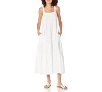 The Drop Britt Vestido Amplio Tipo «tent Dress» Con Niveles para Mujer, Blanco, M