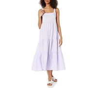 The Drop Britt Vestido Amplio tipo «Tent Dress» con Niveles para Mujer, Morado Viejo, Small