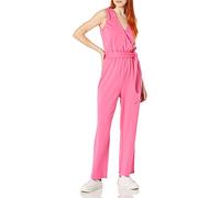 The Drop @caralynmirand - Overol cruzado sin mangas para mujer, color rosa rosa, talla S