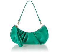 The Drop Clutch para Mujer, Ulla Fruncido Convertible, Verde Ultramarino, Talla Única