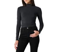 The Drop Ebony Mock Neck Long Sleeve Top Camisas, Negro, XXL Grande
