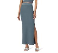 The Drop Falda para Mujer, Tyler Punto Acanalado, Gris Tormenta, S