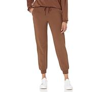 The Drop Grace Pantalón para correr supersuave elástico con bajos acanalados para Mujer, Grano de café., Small