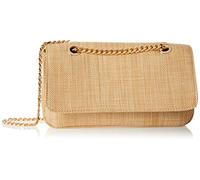 The Drop Koko Quilted Flap Bag para Mujer, Rafia, Talla única
