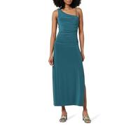 The Drop Lupita Draped One-Shoulder Maxi Dress Vestidos, Legion Blue, M