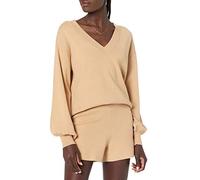 The Drop Mia Bell Jersey Supersuave con Escote en Pico para Mujer, Curds & Whey, S