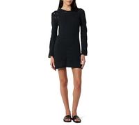 The Drop Micro Minivestido Laney de Ganchillo para Mujer, Negro, M