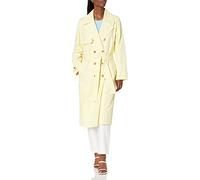 The Drop Noa Trench Coat para Mujer, Amarillo pastel, 3XL Grande
