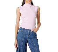 The Drop Raylen - Camiseta Fruncida sin Mangas para Mujer, Color Rosa Pirouette, Talla S