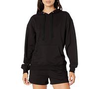 The Drop Remi Sudadera Holgada de Tejido de Rizo Francés con Manga Larga y Capucha para Mujer, Negro, XXS