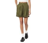 The Drop Rios Relaxed Pleated Shorts Pantalones Cortos, Dark Forest, S