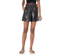 The Drop Rose Loose Fit Paperbag Pull-on Short Pantalones Cortos, Negro, 5XL Grande