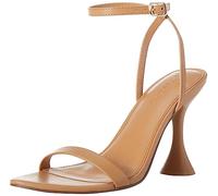 The Drop Sandalia Lina de Tacón Martini para Mujer, Doe Tan, 38,5 EU