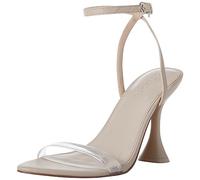 The Drop Sandalia Lina de Tacón Martini para Mujer, Hueso/Transparente 42 EU