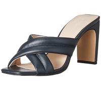The Drop Sandalia para Mujer, Ava de Tacón con Tiras Cruzadas, Negro, 37.5 EU