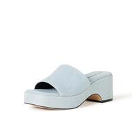 The Drop Sandalias para Mujer, Bertina Plataforma, Vaquero, 39.5 EU